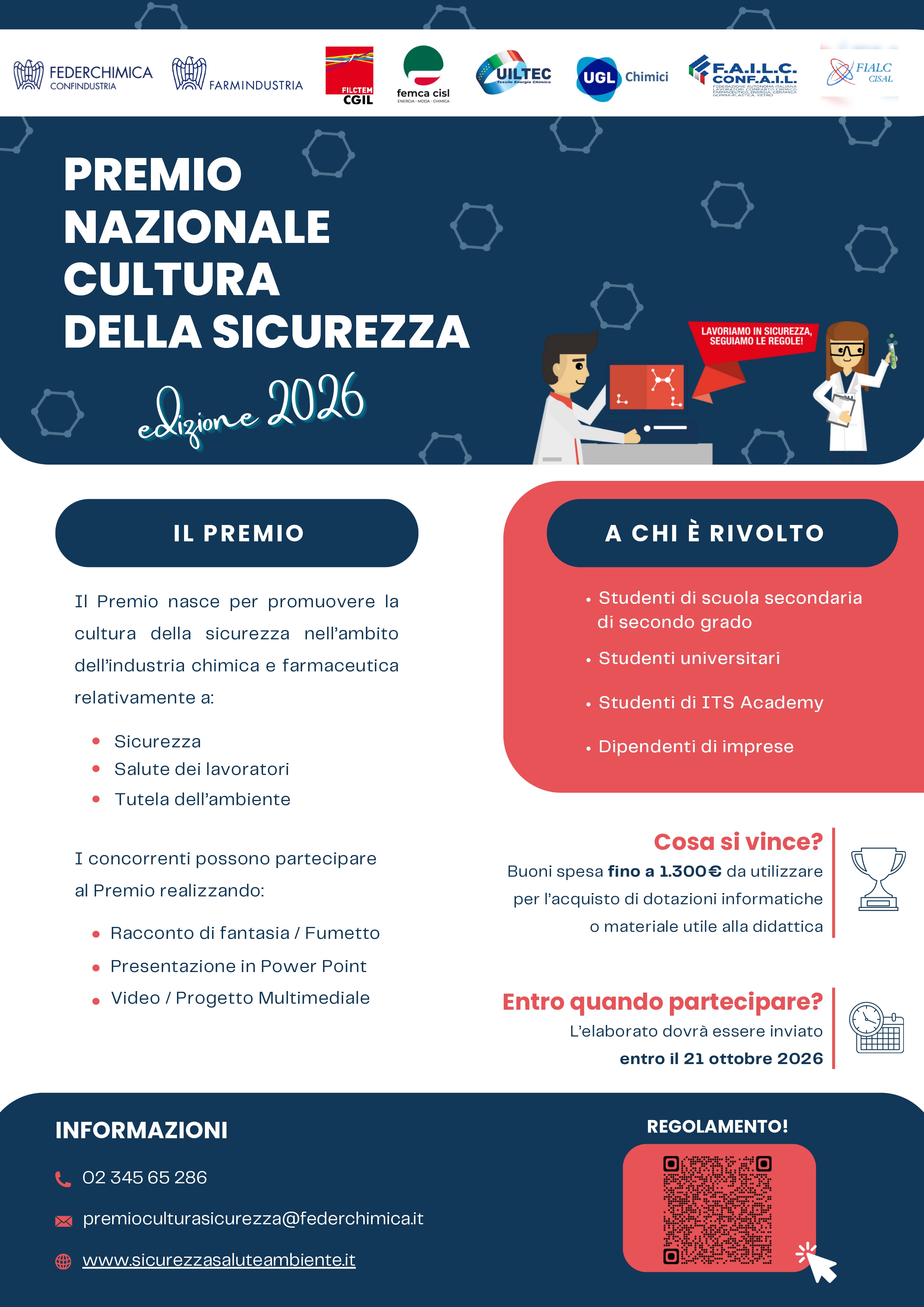 Locandina Premio Cultura della Sicurezza 2026