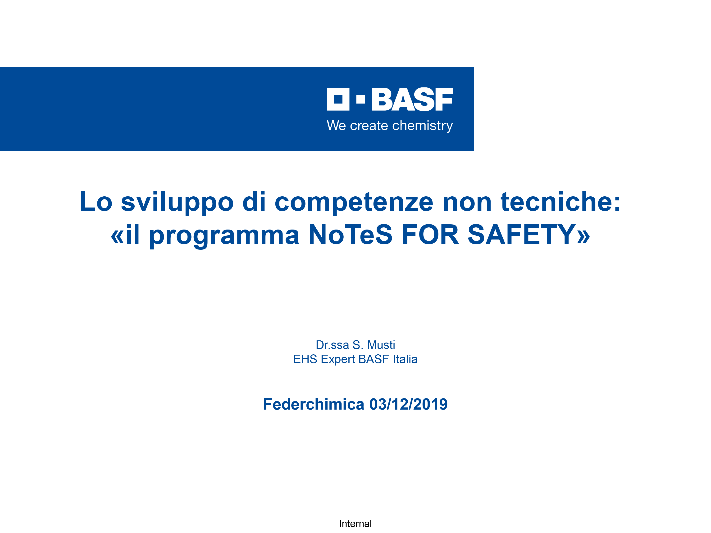 Notes for Safety